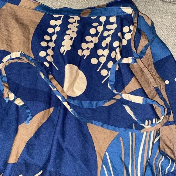 Awesome Marimekko inspired cotton circle/ wrap skirt - Picture 6 of 6